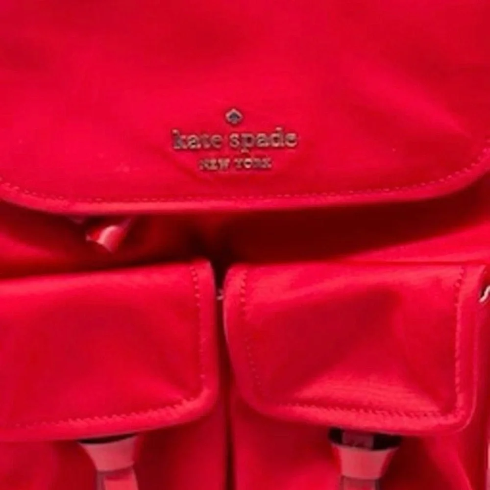 Kate Spade Cherry Red Backpack NWOT - Picture 3 of 8